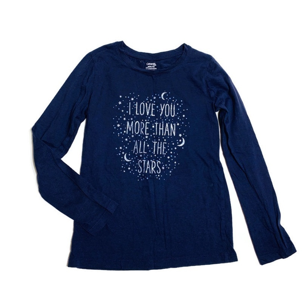 George girls 7-8Y long sleeve tee shirt